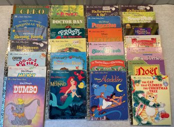 Little Golden Books Dating From 1950s - 19990s