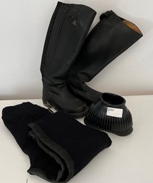 Mountain House Boots Size 7W, New Pair Bell Boots & Pair Black Tropical Riding Pants