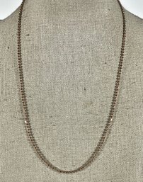Vintage Sterling Silver Fancy Chain Necklace 16' Long
