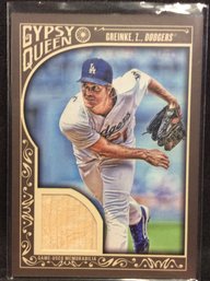 2015 Topps Gypsy Queen Zack Greinke  Bat Relic Card - K