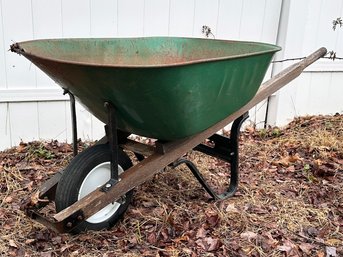 A Metal Wheelbarrow