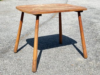 A Mid Century Teak Side Table ({Possibly Ercole()