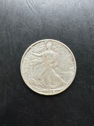 1940 Walking Liberty Silver Half Dollar