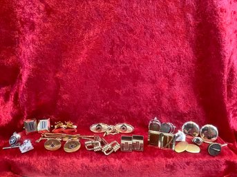 Cuff Link And Tie Tack Lot