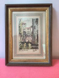 Canal, Venice Framed Print