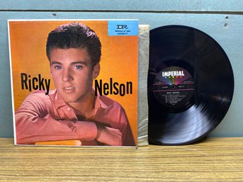 Ricky Nelson On 1958 Imperial Records Mono. First Pressing Vinyl. Rockabilly!