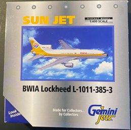 BWIA Lockheed Gemini Jets Model Plane