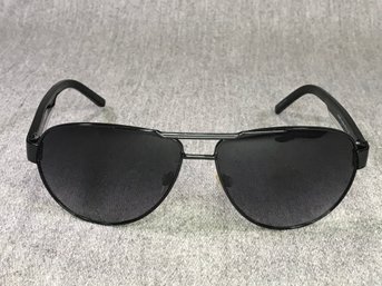 Like New Unisex $185 ROBERTO CAVALLI / Just Cavalli Black On Black Aviator Sunglasses - Very Nice Sunglasses