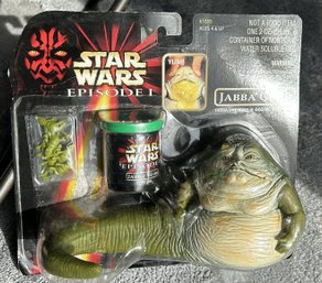 Mint On Sealed Card STAR WARS EPISODE 1 JABBA THE HUTT FIGURE