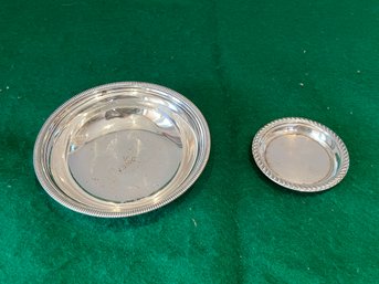 Pair Of Sterling Silver Dishes