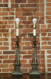 Pair Of Vintage Neoclassical Table Lamps