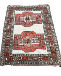 Vintage Handmade Turkish Wool Rug