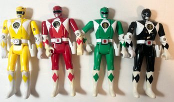 Lot Of 1993 Bandai Transforming Power Ranger Action Figures