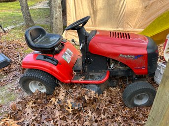 Poulan XT Gear Drive Model PXT12538 Riding Lawnmower 12.5 Horsepower UNTESTED