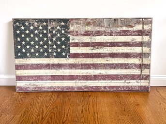 Pottery Barn Reclaimed Wood American Flag