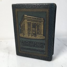 Very Cool Vintage BOOK BANK From South Norwalk Savings Bank - Book Of Thrift - Very Cool Item - Rare !