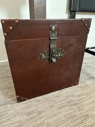 Brown Leather Chest