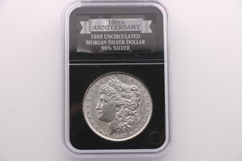 100th Anniversary 1889 Morgan Silver Dollar Coin Slabbed