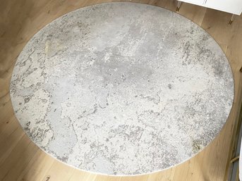 An 8' Round Nourison Twilight Collection Modern Area Rug