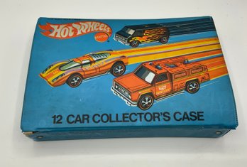 Vintage Hot Wheels Collector Case With Cars ~ Case 1975 ~