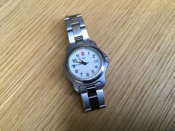 VINTAGE SWISS ARMY WOMENS STAINLESS STEEL WATCH