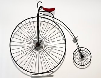 Vintage Metal Bicycle Wall Art