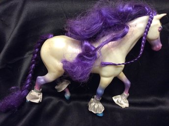 Vintage Kenner 1987 Fashion Star Fillies White/Purple Horse