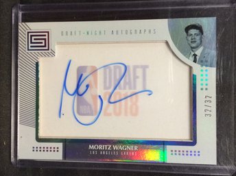 2018-19 Panini Status Draft Night Autographs Moritz Wagner 32/32 - K