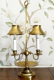 A Vintage Brass Table Or Desk Lamp