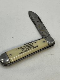 Vintage Colonial 'J.Red Gaskins & Co'Advertising Folding Knife - Needs Some TLC