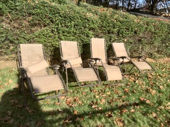 Outdoor Lounge Chairs Set Of 4