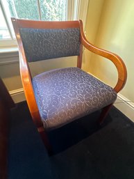 Single Blue Office Armchair