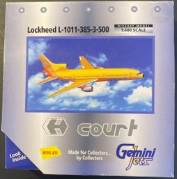 Court Lockheed Gemini Jet Model Plane