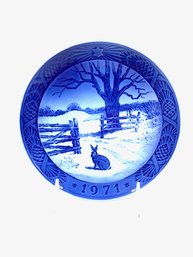 1971 Royal Copenhagen - Hare In Winter Collectable Plate