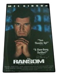 Mel Gibson 'Ranson' Movie Poster Signed By Ron Howard
