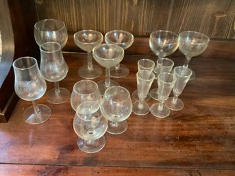 Assorted Liqueur Glasses