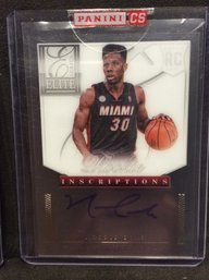 2012-13 Panini Elite Series Norris Cole Autograph - K