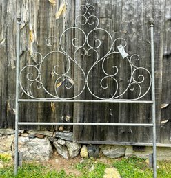 Metal Scrollwork Queen Size Headboard