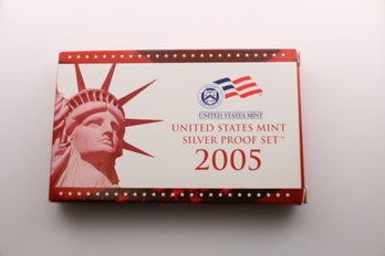 2005 United States Mint Silver Proof Coin Set