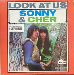SONNY AND CHER - Look At Us - Mono LP 33-177 - Vinyl, 1965 - I GOT YOU BABE
