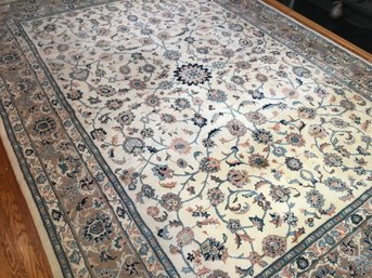 Client Paid $5,000 For This Fabulous Kashan Oriental Rug At SAFAVIEH - All Wool - Very Pretty Rugs - Wow !