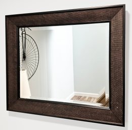 A Modern Beveled Mirror