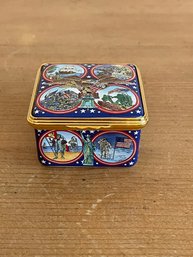 Halcyon Days Celebration Of America American Greats Enamel Trinket Box Limited Edition 300/500