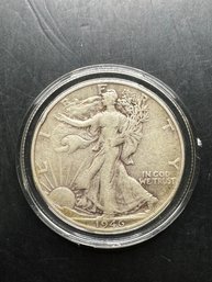 1946-S Walking Liberty Silver Half Dollar