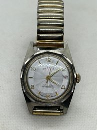 Mid Century Modern OXFORD 5-STAR Men's Mechanical Wristwatch- Circa 1960- Excellent/ Running