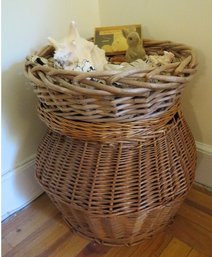 Big Basket Of Seashells, Corals, Etc....