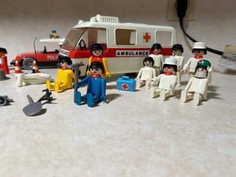 Classic 1970s Playmobil Rescue Team Lot #2