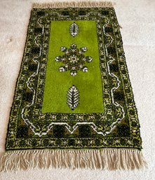 A Vintage Turkish Wool Prayer Mat