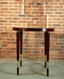 Vintage Helikon Fluted Saber Leg Occasional / Lamp Table