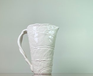 Michael Aram Leaf Textured Water Pitcher